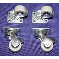 4 Kleine M�belrollen f�r Parkett, Laminat � 30mm Platte