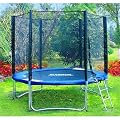 SixBros. Sport - SixJump 6FT XXL Professional Gartentrampolin Trampolin 1,85 m � | Leiter | Sicherheitsnetz | Wetterplane | Modell 2012