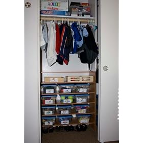 ClosetMaid Horizontal Laminate Closet Organizer