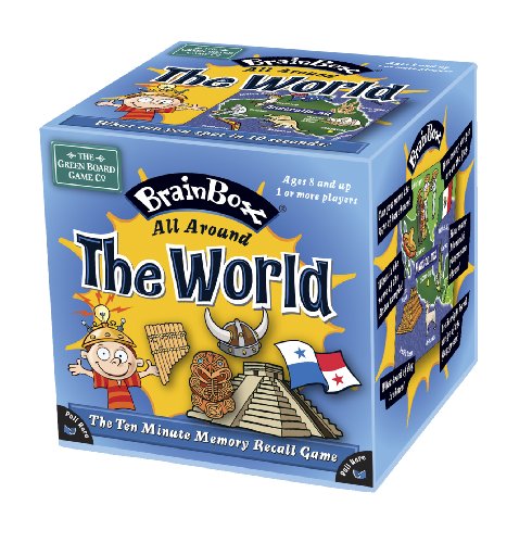 BrainBox All Around the World Educational Card Game