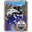 Edmonton Oilers NHL Woven Tapestry Throw Blanket (48x60")"