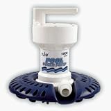 Rule H53SP-24 Marine Rule 1800 Pool Cover Pump with 24-Foot Cord/Wide Base (110-Volt)