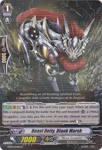 Cardfight!! Vanguard TCG - Beast Deity, Blank Marsh (BT09/034EN) - Booster Set 9: Clash of the Knights & Dragons