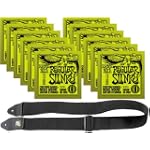 Ernie Ball 2221 Nickel Slinky Lime Guitar Strings Buy 10 Get 2 Free
