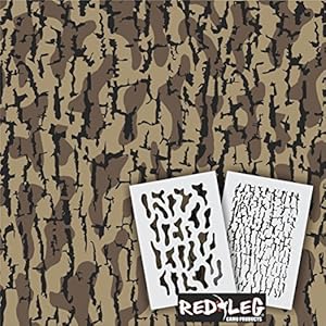 Amazon.com : Redleg Camo THD Timber HD camouflage stencil kit : Sports ...