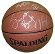 2012 Oklahoma City Thunder Team Autographed NBA Spalding I/O Basketball with 9 Signatures Total, Proof Photos