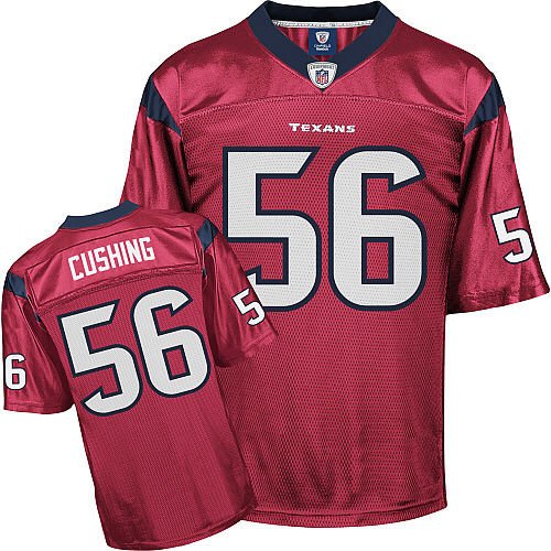 Houston Texans 56 Brian Cushing Red NFL Jerseys Authentic Football Jersey Size 48-56 (Please Select the Size When You Order, Can Do Drop Shipping)