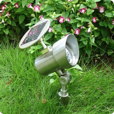 Solar-Strahler, Gartenlampe, Solarleuchte aus Aluminium