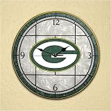 Memory Company Green Bay Packers 12 inch Art Glass Clock