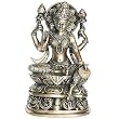Lakshmi Statue Brass Figurine 8 x 4.75 x 2.5 inches