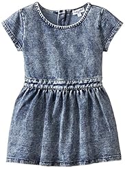 Toddler General Print Cotton/Denim/Polyester/Spandex/Knit  Dress