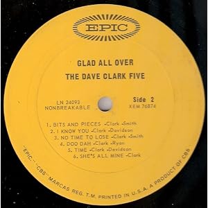 Glad All Over by The Dave Clark Five (Vinyl)