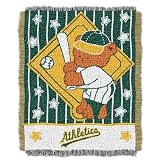 Oakland Athletics Woven Jacquard Baby Throw