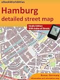Map of Hamburg (Germany)
