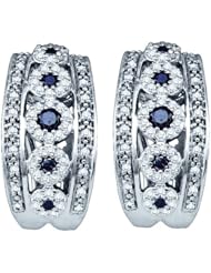 0.75CTW BLACK DIAMOND FASHION EARRING