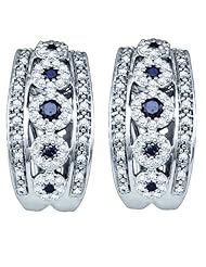 10KT White Gold 0.75 CTW Diamond Fashion Earring