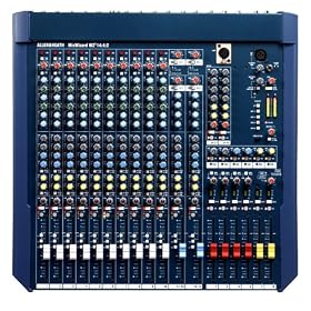 Allen & Heath AH-WZ3:14:4:2 Mix Wizard WZ3 14:4:2, 14-Channel Mixer with 4 Bus Output, Syslink Compatibility, and 100MM Faders