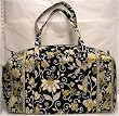 Vera Bradley Large Duffel Bag in Yellow Bird