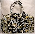 Vera Bradley Large Duffel Bag in Yellow Bird