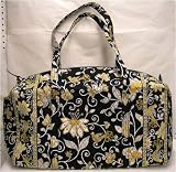 VERA BRADLEY YELLOW BIRD LARGE DUFFLE DUFFEL PURSE NEW