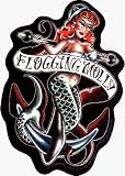 Flogging Molly - Retro Sailor Mermaid Logo - Sticker / Decal