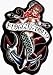 Flogging Molly - Retro Sailor Mermaid Logo - Sticker / Decal