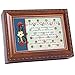 Cottage Garden Granddaughter Woodgrain Inspirational Traditional Music Box Plays Jesus Loves Me