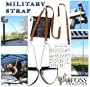 WOSS Military Strap Suspension Trainer with Built-In Door Anchor, Coyote Brown. Made in USA
