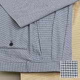 100% Cotton Houndstooth Trousers