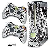 New XBOX 360 Console Protective Decal Skin - Glock Silver
