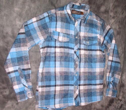 Retrofit Boys Flannel Shirt, Boys Sizes 8-20, Cyan
