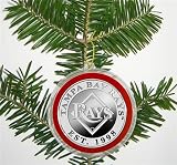 Tampa Bay Devil Rays Silver Coin Ornament