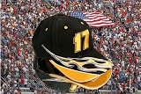  : Matt Kenseth #17 Black w/Gold Flames Hat