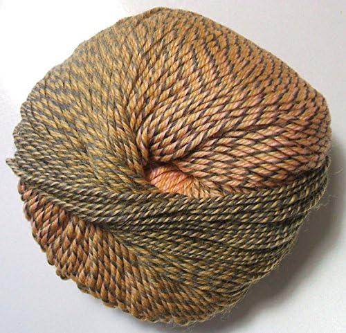 Knitting Fever Painted Sky Yarn #222 Gold Finding Superwash Wool Self Striping