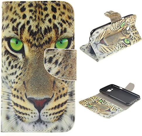 Galaxy A3 Case Samsung Galaxy A3 Kickstand Case,Tribe-Tiger Premium Leather Magnet Slim Flip Kickstand Case Cover for Samsung Galaxy A3[Siberian Tiger]