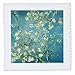 3dRose qs_128160_4 Branches of an Almond Tree in Blossom by Vincent Van Gogh Quilt Square, 12 by 12-Inch