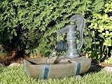 Whiskey Barrel Water Fountain