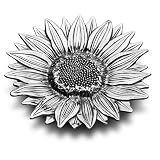 UPC 019328667789 product image for Wilton Armetale Sunflower Serving Tray, Round, 15-1/2-Inch | upcitemdb.com