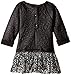 Pippa & Julie Baby Girls' Pleather and Sequins Dress