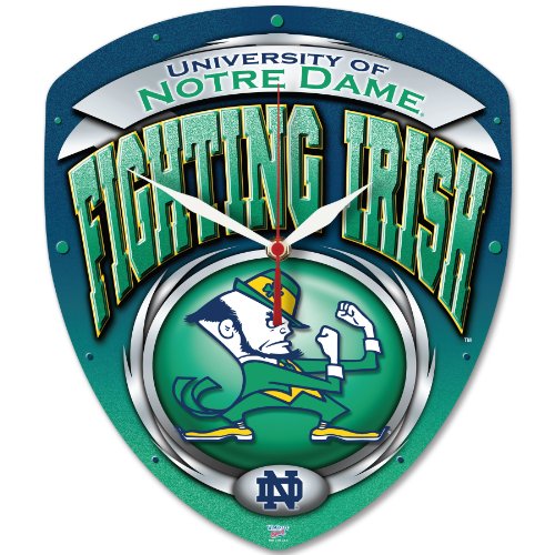 NCAA Notre Dame Fighting Irish High Definition Clock