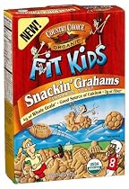 Country Choice Organic Fit Kids Grahams, Cinnamon Toast, 6.2-Ounce Boxes (Pack of 8)