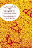 Review Manchester University Press  / Mathematics for Economists