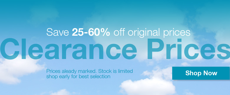 Save 25-60% off original prices
