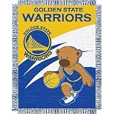 Golden State Warriors NBA Triple Woven Jacquard Throw (Baby Series) (36X46")"