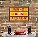 Retro Planet BBQ Brisket Ribs Pulled Pork Barbecue Kitchen Sign 16 x 12