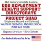 21st Century Complete Guide to DOD Deployment Health Support Directorate, Project SHAD (Shipboard Hazard and Defense) Warship Chemical and Biological ... Depleted Uranium, Birth Defects (CD-ROM)