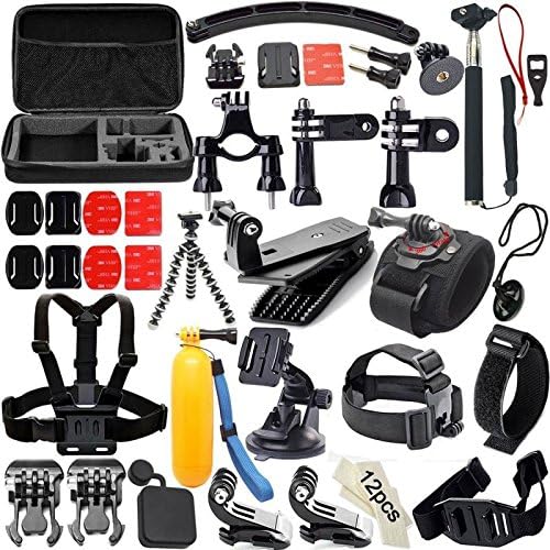 Wincosnd 50-In-1 Outdoor Sports Action Camera Accessories Kit for GoPro Hero4/3/2/1 SJCAM SJ4000 Xiaomi Yi