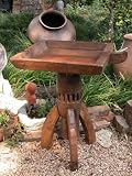 Differential Square Teak Wood Side Table / Tray