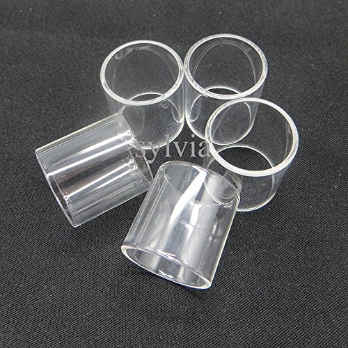 5 pcs TFV8 Replacement Glass Tube For 5.5ml TFV8 Tank --transparent