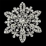 Devonshire Rhinestone Wedding Brooch Comb